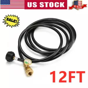 12 Fuß Propan Verlängerungsschlauch mit Stärke für Propantank für die meisten Propan Applian USA - Bild 1 von 8