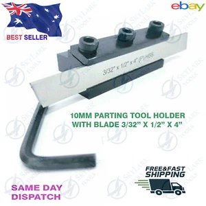 10mm Parting Tool Holder Cutting height T type includes 1/2" Blade - Picture 1 of 3