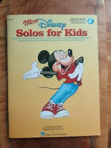 MORE DISNEY SOLOS FOR KIDS - VOCAL SOLO - HAL LEONARD - STUDENT LESSON BOOK - Imagen 1 de 3