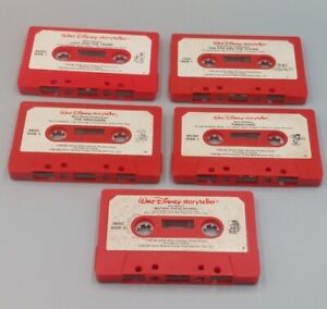 1979 Walt Disney Storyteller LOT of 6 Cassette TAPES ONLY - tested