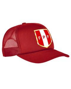 FEDERACION PERUANA DE FUTB Perú vinilo prensado calor ALA CURVA gorra peruana - Imagen 1 de 6
