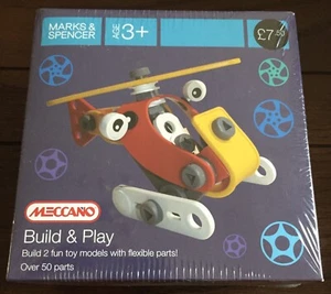 Marks & Spencer Meccano Build & Play 2 fun toy models 50+ flexible parts Age 3+ - Picture 1 of 2