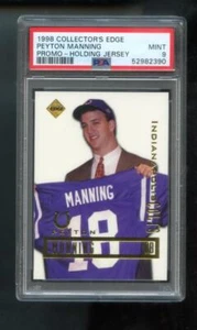 1998 Collector's Edge Peyton Manning Promo Graded ROOKIE Card PSA 9 Collectors - Picture 1 of 2