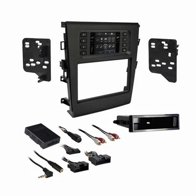 Metra 99-5841B Double DIN Matte Black Stereo Dash Kit for 2013-2020 Ford Fusion - Image 1 of 2
