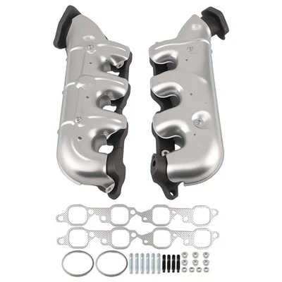 双侧排气歧管套件适用于吉姆西 Sierra 2500HD 3500 V8 8.1L 2001 - 2007 — 第 1/4 张图片