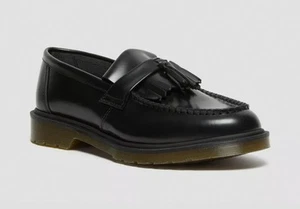New Dr Martens ADRIAN SMOOTH LEATHER TASSEL LOAFERS Size M10 - Imagen 1 de 7