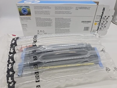 Gen HP 124A Q6002A Yellow Toner Cartridge 1600 2600 CM1015 OEM  - Image 1 of 3