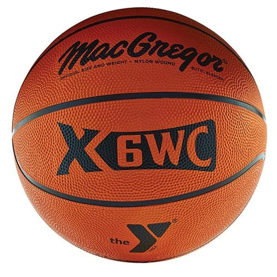 Baloncesto oficial de goma con logotipo YMCA Foto 1 de 1