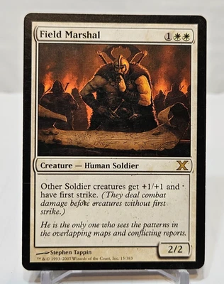 Field Marshal MTG 10th Edition MTG Magic The Gathering 335 - Image 1 of 4