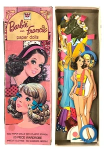 Vtg Orig 1976 Whitman Boxed Barbie & Francie Paper Dolls Cut but Really Nice!! - Picture 1 of 8