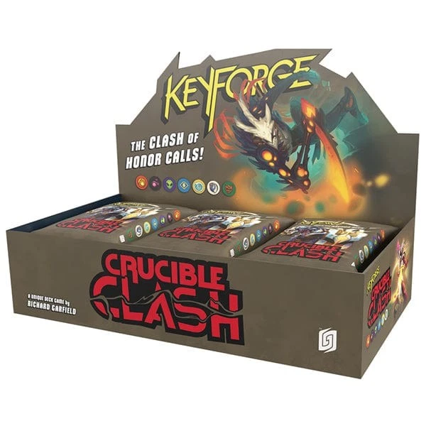 Keyforge: Crisol Choque Caja de exhibición de cubierta sellada Foto 1 de 1