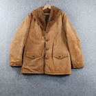 Schott Bros Rancher Jacket Mens Size 40 Suede Leather Brown Western Vintage