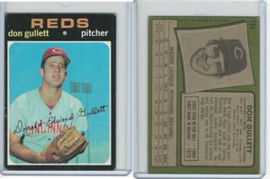 1971 Topps Baseball, #124 Don Gullett, Cincinnati Reds - Picture 1 of 1