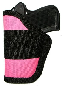 Conceal Holster Pink Small Auto .22 .25 32, Kel-Tec 380, Colt, Ruger LCP Taurus - Picture 1 of 4