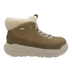 UGG TERRETRAIL COZY LACE UP SAND SUEDE SHEEPSKIN WOMEN'S US SIZE 8.5 - Picture 1 of 6
