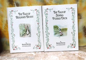 Lot of 2 Beatrix Potter Books: Benjamin Bunny / Jemima Puddle-Duck, Hardcover - Picture 1 of 1
