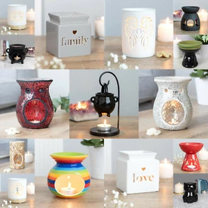 Oil Burner Wax Warmer Various Ceramic Designs Scent Oil Wax Melts Fragrance Gift - Picture 1 of 95