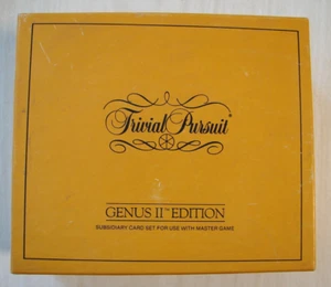 TRIVIAL PURSUIT GENUS 2 EDITION SUBSIDIARY CARD SET - Picture 1 of 3