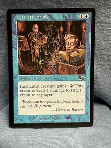 MTG - Hermetic Study - Urza’s Saga - NM - Free Shipping! - Buy more & Save! - Picture 1 of 2