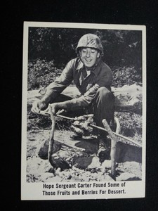 1965 Fleer Gomer Pyle # 53 Hope Sergeant Carter.... (EX)