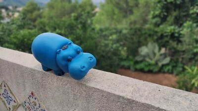 Pippo Lines Armando Testa Ippopotamo Vintage Design Torino Italy - Immagine 1 di 2