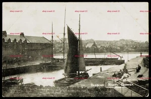 HARBOUR NORTH BERWICK POSTCARD UNPOSTED c1908 - Foto 1 di 2