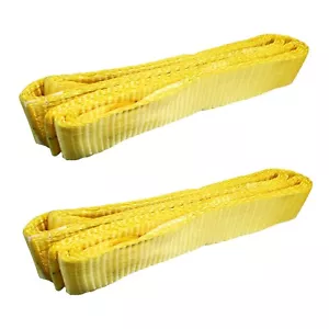 Confezione da 2" x 9 piedi cinghia di sollevamento rete imbracatura industriale 3100 libbre - Foto 1 di 7