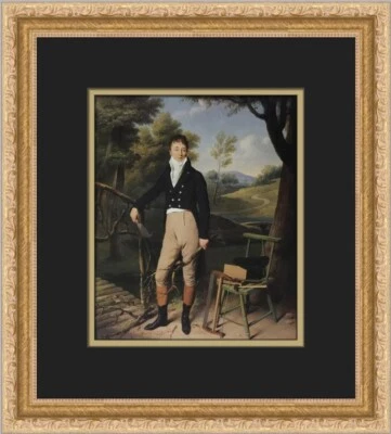 Louis-Leopold Boilly retrato de un hombre impresión enmarcada personalizada Foto 1 de 2