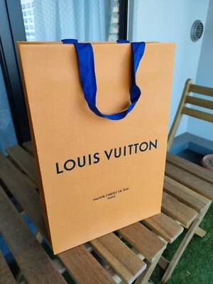 LOUIS VUITTON Shopping Tote Bag Authentic Empty Paper Gift Bag (14"x10"x4.5") - Image 1 of 3