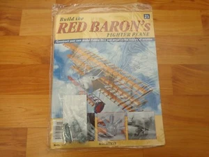 1/8 HACHETTE BUILD THE RED BARON FOKKER DR1 WW1 FIGHTER PLANE ISSUE 21 INC PART - Picture 1 of 1