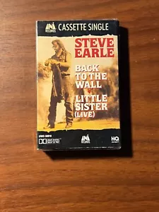 Steve Earle – Back To The Wall Cassette Tape Sealed - Picture 1 of 2