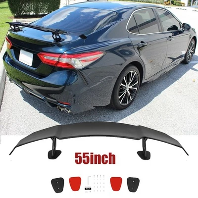 For Toyota Camry SE XSE LE XLE 55" Rear Trunk Spoiler Style Racing Wing Glossy Foto 1 de 4