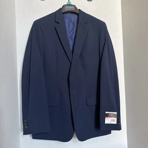 Van Heusen Boys Bank Blue Suit Jacket Blazer Size 16 NWT 2 Button - Picture 1 of 8