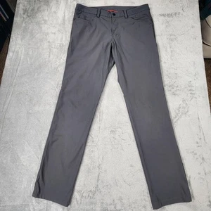 Lululemon Pants Mens 36 Gray ABC Classic Slim Fit 5 Pocket Casual Stretch Golf - Picture 1 of 14