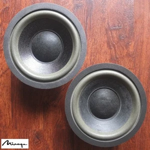 Par de woofers Mirage 4DR51803 61/2" de colección, mfd en Canadá c.1995—muy buen estado - Imagen 1 de 8