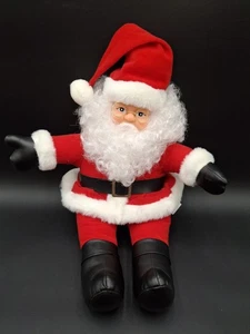 Vintage Santa's Best Plüsch Weihnachtsmann Puppe Weihnachten Wohndeko - Bild 1 von 7