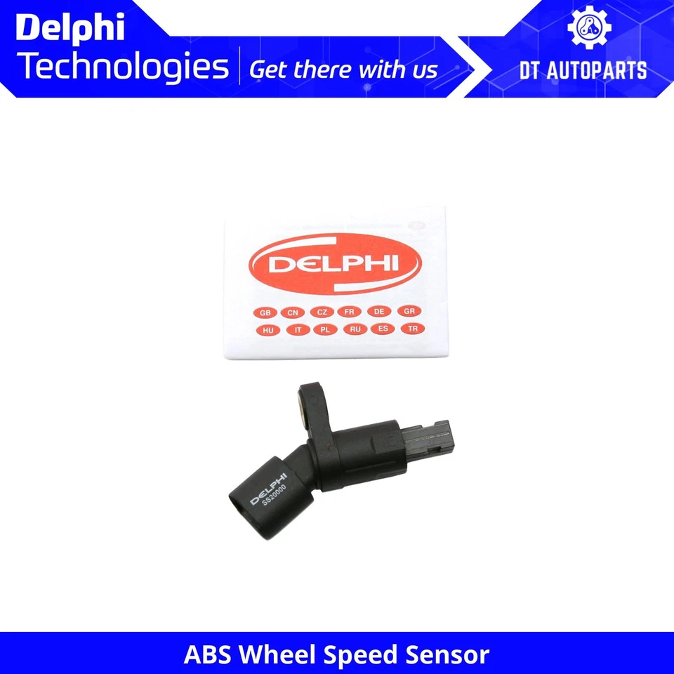 Sensor de velocidad de rueda ABS Delphi 2000 2001 2002 2003 para Volkswagen Jetta 1999-2005 Foto 1 de 4