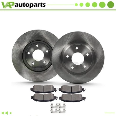 Front Brake Pads And Rotors Vented For 2013-2017 For Nissan Altima 2.5L Foto 1 de 4
