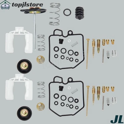 2X Kit de reparación de reconstrucción de carburador de carburador Honda CM400T CM400E nuevos para 1980-1981 Foto 1 de 4