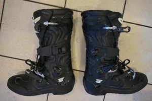 ALPINESTARS Men Motocross MX Enduro Leather Boots Tech 5 Black Mens Size 13 - Picture 1 of 6