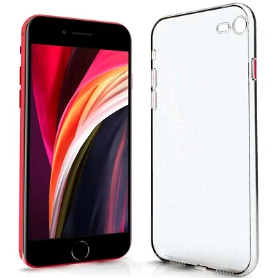 Cover Custodia Silicone Morbido Slim Tpu Clear Iphone 7 - 8 - Se 2020/2022  - Immagine 1 di 4