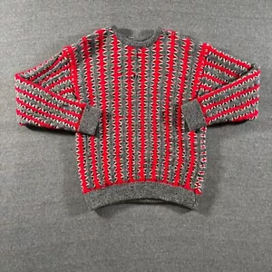 Vintage COOGI Sweater Men’s Large 3D Sweatshirt Wool Geometric Jumper Knit - Picture 1 of 12