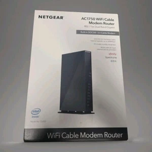 NETGEAR AC1750 WiFi DOCSIS 3.0 Cable Modem Router (C6300) Netgear - Afbeelding 1 van 5