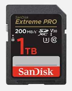SanDisk 1TB Extreme PRO SDXC card, SD Card, V30 Memory Card, 4K UHD, up to 200 - Picture 1 of 1