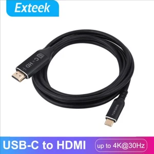 USB C to HDMI USB 3.1 Type C Male to HDMI Male 4K UHD Cable Samsung Macbook Pro - Picture 1 of 8