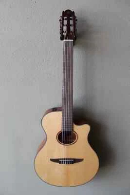 Brand New Yamaha NTX1 Acoustic/Electric Classical Guitar with Gig Bag - Natural - Image 1 of 4