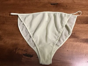 Cacique Bikini Panties 18/20 Sheer Pale Green NWOT - Picture 1 of 5