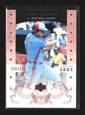 2005 Upper Deck Hall of Fame /550 #28 Gary Carter    Montreal Expos