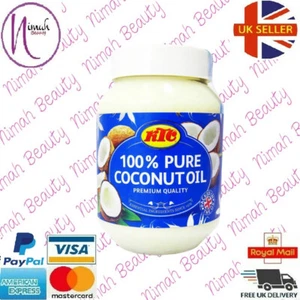 KTC 100% Pure Coconut Oil (Cooking,Hair,Skin,Multipurpose)-500ml Pack of 1,2,3,6 - Picture 1 of 6