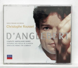 CHRISTOPHE ROUSSET ⸺ D'ANGLEBERT complete harpsichord works ⸺ DECCA 2xCDs NM - Bild 1 von 2